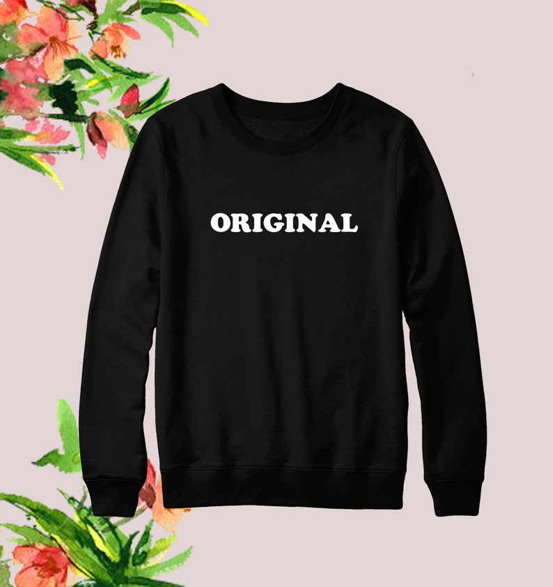 Original Red Slogan Sweatshirt Casual Grey Black White Classic | Etsy