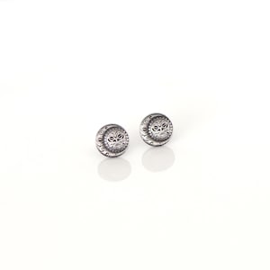 Maori Face Mask sun moon Stud Earrings – Tribal, Cultural Statement Earrings, Unique Gift for Men and Women