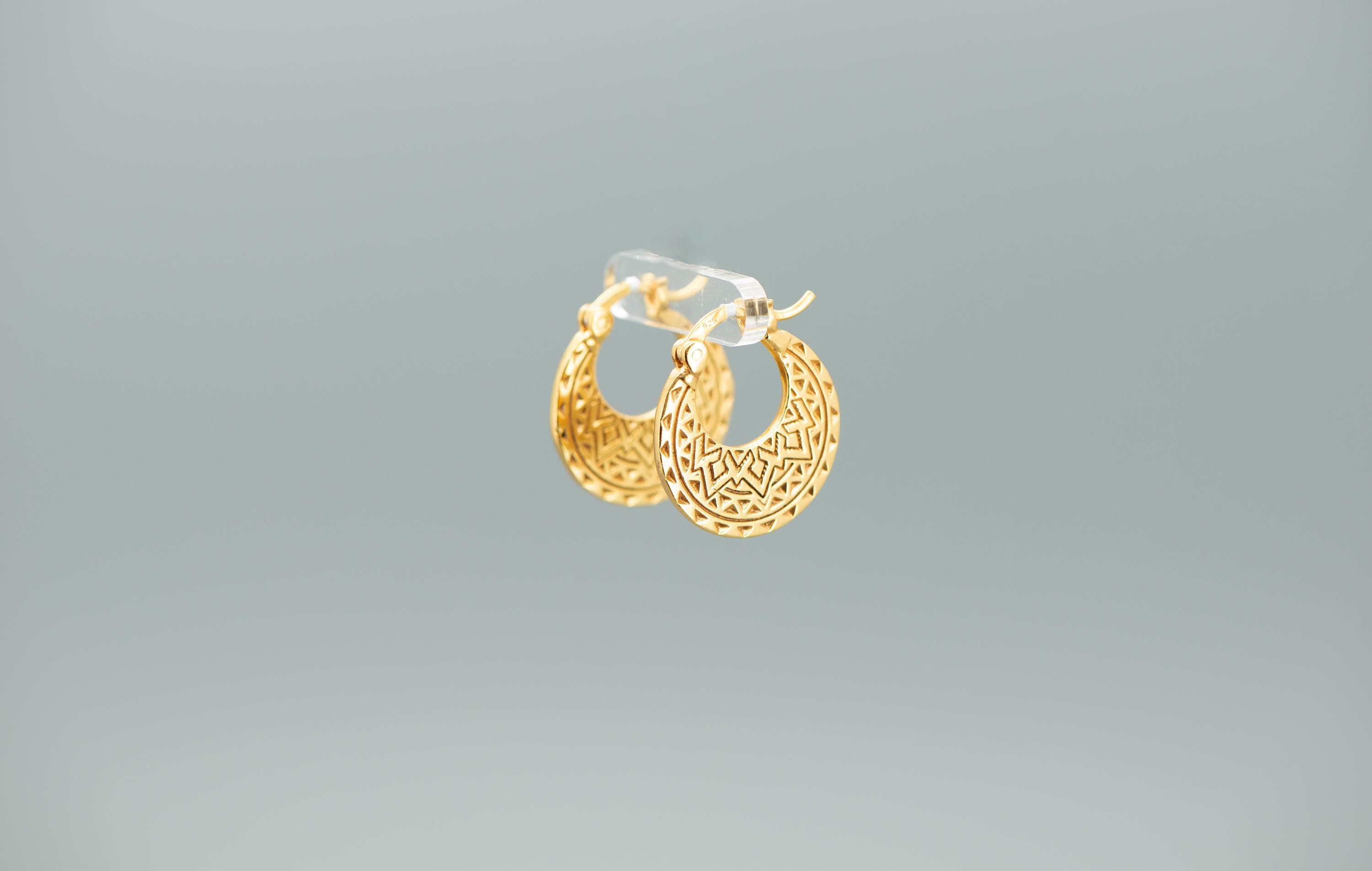 Nattiyan Earrings Men 22k Plated - Etsy