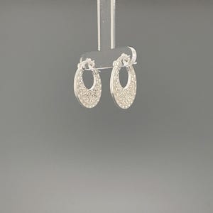 Boucles d'oreilles créoles traditionnelles pour hommes | Bijoux ethniques punjabi Nattiyan faits main en argent sterling 925 image 6