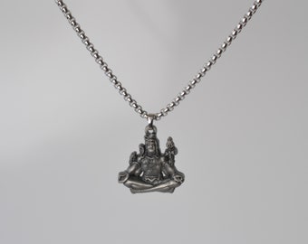 Lord Shiva Pendant Necklace Hinduism Mahadeva