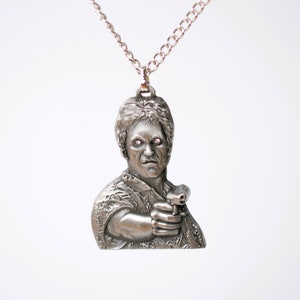 Scarface Chain Tony Montana Scarface Pendant Necklace: Diamanté Eyes, 22-inch Chain ...