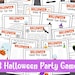 Halloween Printable 13 Game Bundle | Halloween Party Games | Halloween ...
