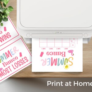 Summer Days Bunco Score Sheets, June Bunco Score Cards, June Bunco Game, Bunco Babe Cards, June Bunco Party, Summer Bunco Night Dice Game image 11