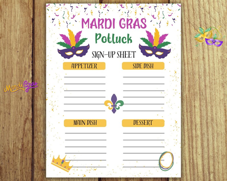 celebrate mardi gras at work