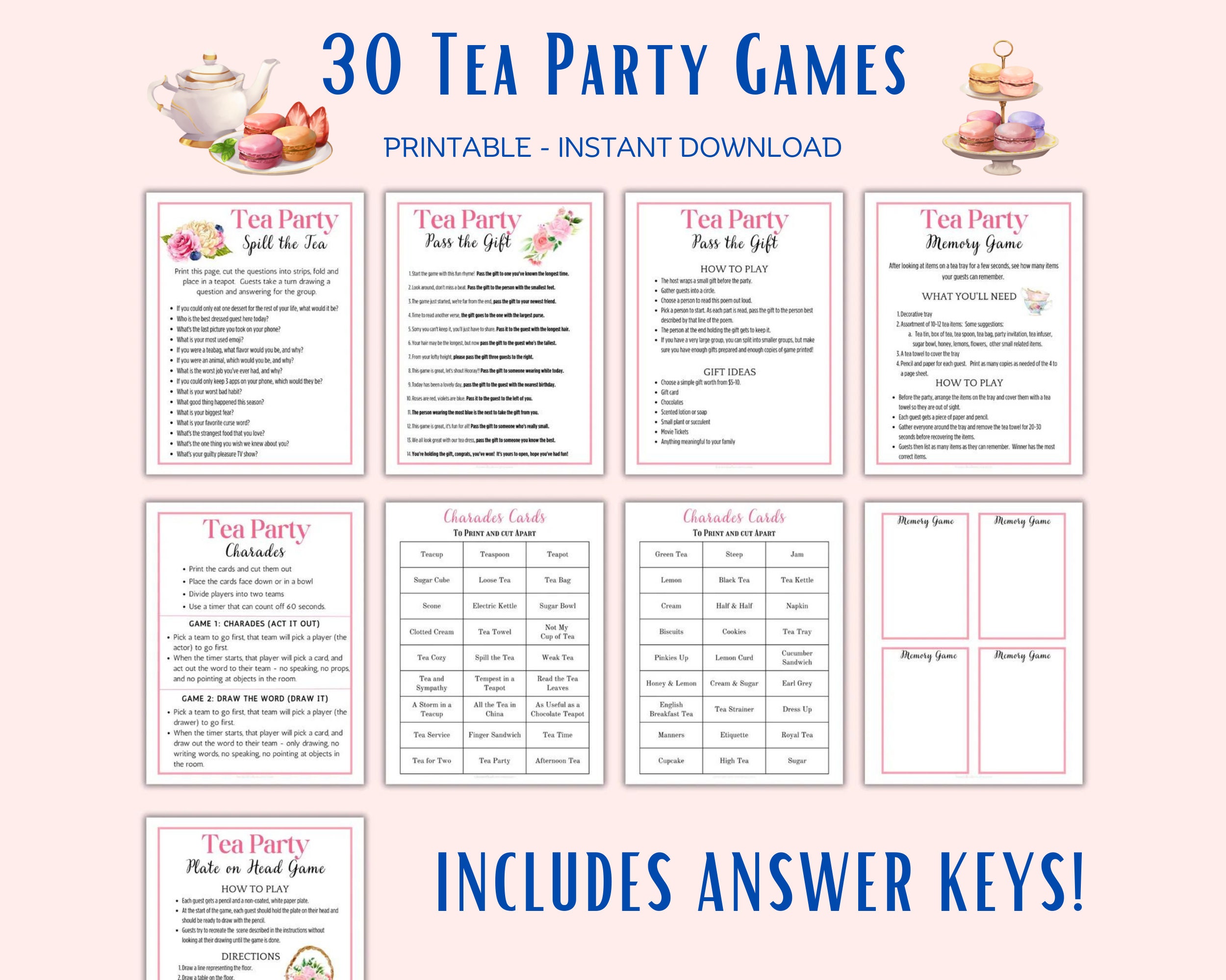 tea party dress up games Tea Party Games, Tea Party Game Ideas, Tea Party Birthday, Tea Party Bridal  Baby Shower, Tea Party Activities Adults, Tea Party Trivia