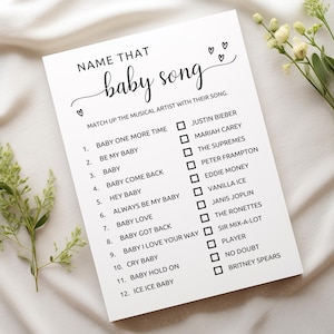Zabawa na baby shower: przełamanie lodów, jaka melodia dla dziecka, tekst piosenki dla dziecka do gry na baby shower, gra na baby shower, aktywność na baby shower, neutralność płciowa