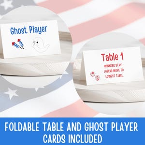 4th of July Bunco Score Sheets, July Bunco Score Cards, Patriotic Bunco Game, Bunco Babe Cards, July Bunco Party, Red White and Blue Bunco image 7