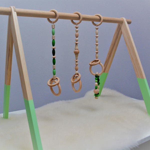 Wooden Baby Gym Etsy