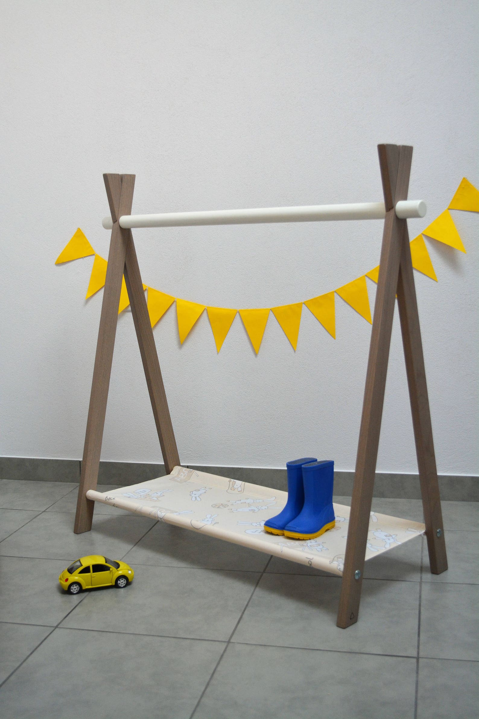 Mini Kids Clothing Rack, Toddler Rack, Clothes Rack With Canvas ...