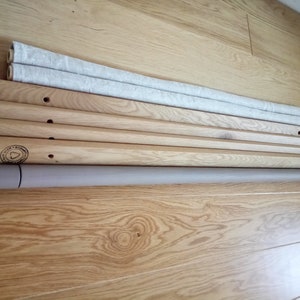 Klädställ för småbarn, Miniklädställ för barn, Klädställ med canvas, Barngarderob, Förvaring för klädkläder, Hopfällbart A-ramställ, Montessoribarn bild 4