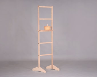 Ladder Display foldable, Rack for clothes and accessories, Trade show, Market stand,  Craft fair display, Modern garment stand