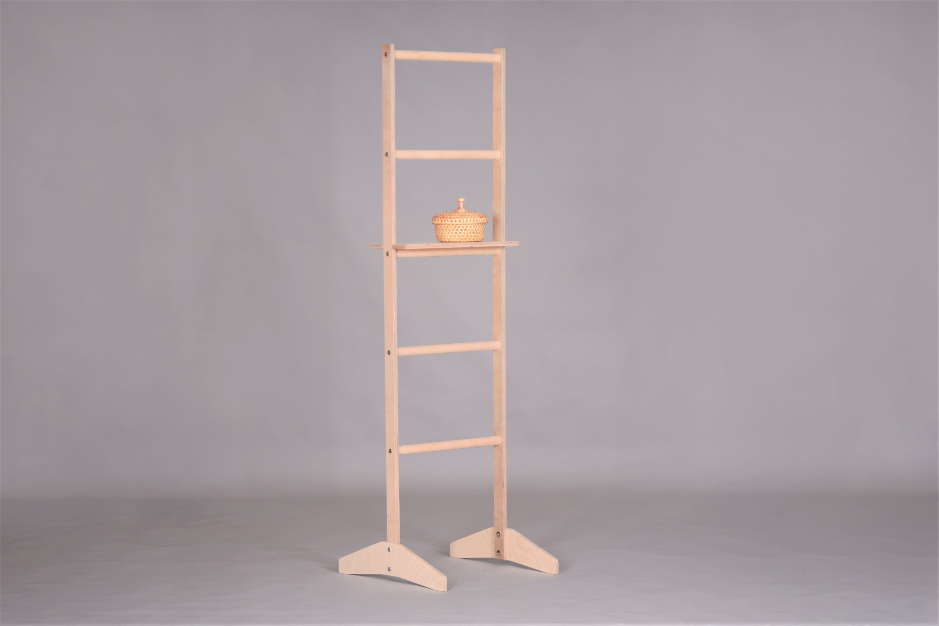 Ladder Display foldable, Rack for clothes and accessories, Trade show, Market stand,  Craft fair display, Modern garment stand