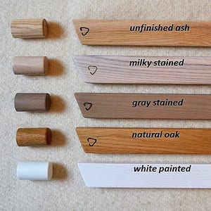 Klädställ för småbarn, Miniklädställ för barn, Klädställ med canvas, Barngarderob, Förvaring för klädkläder, Hopfällbart A-ramställ, Montessoribarn bild 5