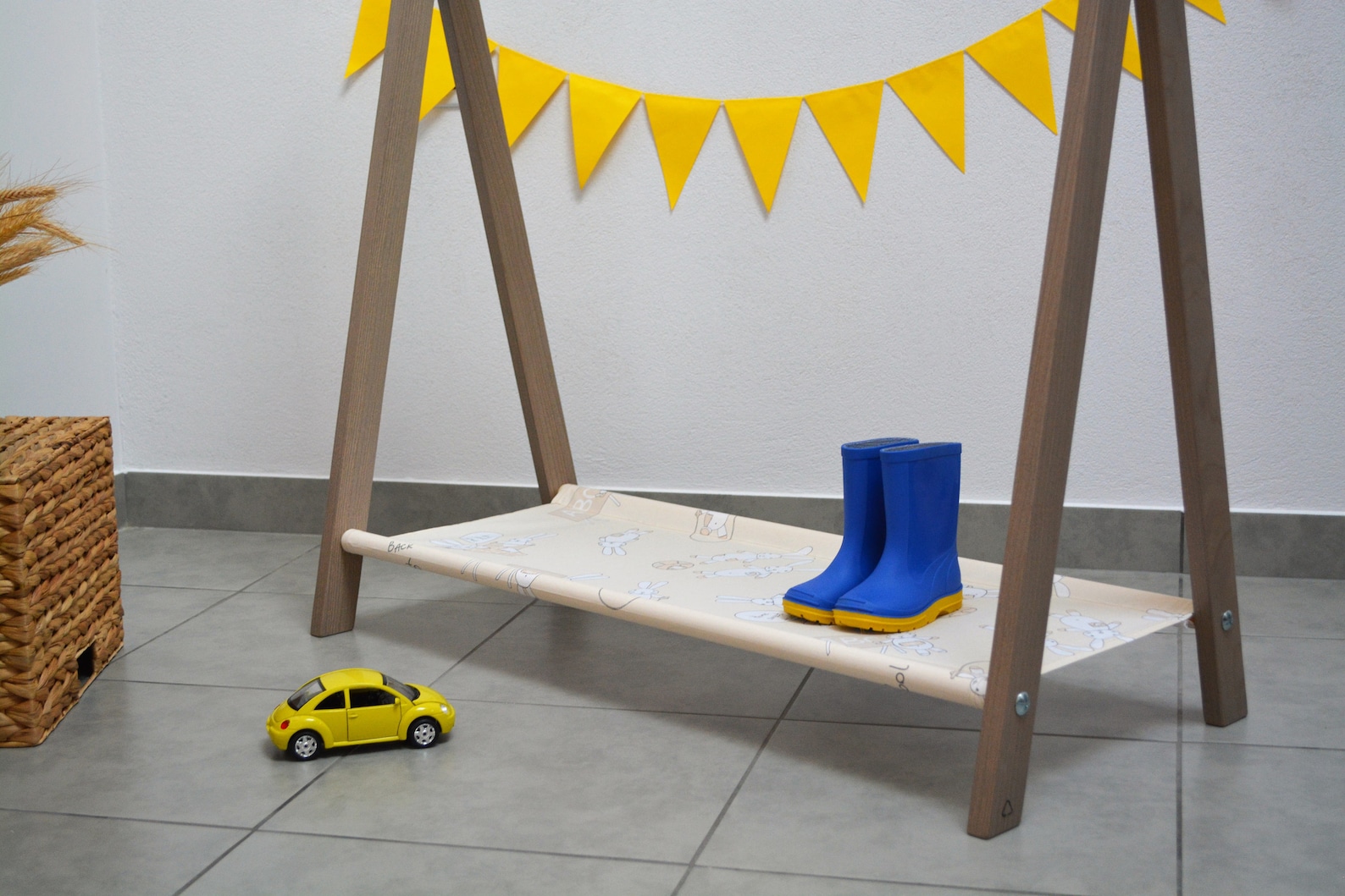 Mini Kids Clothing Rack, Toddler Rack, Clothes Rack With Canvas ...