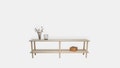 Wooden low shelf, minimalist modern shelving, book storage, bookcase, TV unit living room, Vinyl record stand