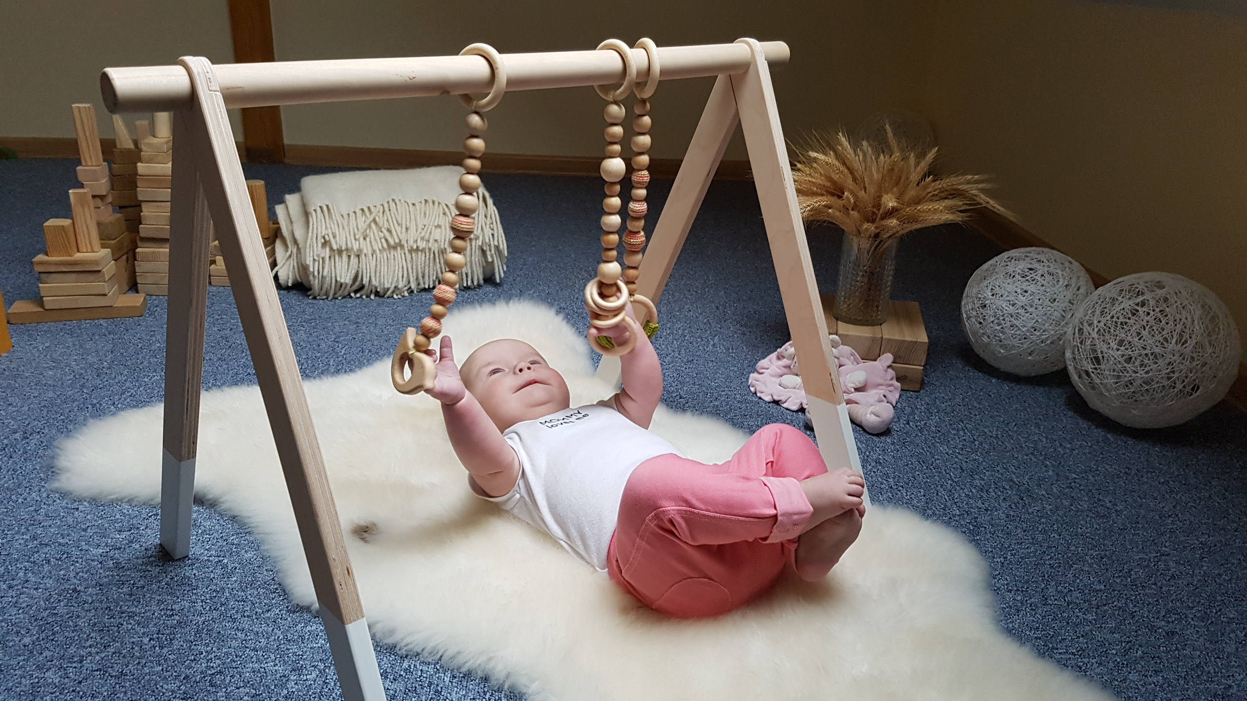 Baby Gym Unfinished Gym Montessori Toy Scandinavian Gym Etsy UK