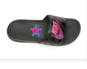 nike slides womens glitter