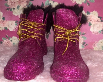 pink timbs