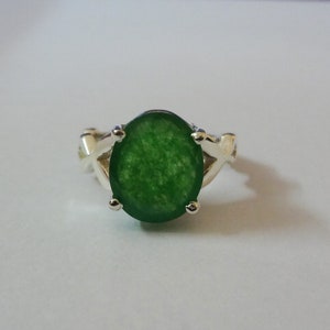 Natural certified 4.25 Carat 925 Sterling Silver Handmade Emerald/Panna Ring For Men And Women Emerald ring,Emerald Bands,Emerald stone ring