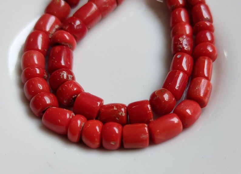 Quality Coral 5-7 MM 100/% Natural Gemstone Natural Coral Faceted Beads 14Inch Strand AA