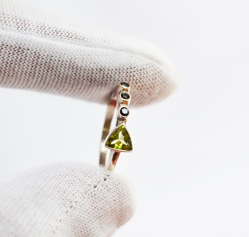Multi Gemstone Ring Birthstone Ring Solitaire Ring Anniversary Ring Christmas Ring Women Gift Ring 925 Silver Ring Stacking Ring