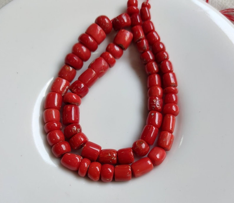 Quality Coral 5-7 MM 100/% Natural Gemstone Natural Coral Faceted Beads 14Inch Strand AA