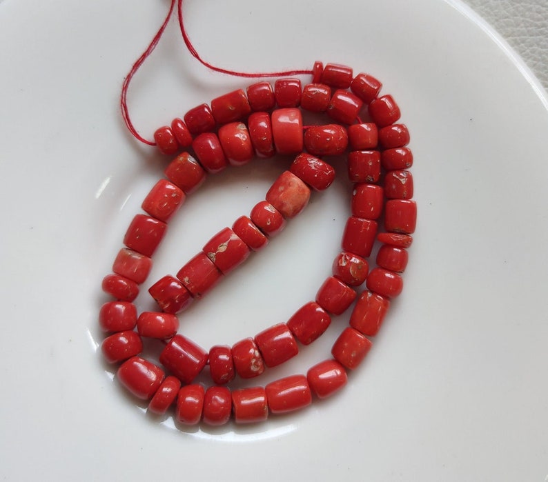 Quality Coral 5-7 MM 100/% Natural Gemstone Natural Coral Faceted Beads 14Inch Strand AA