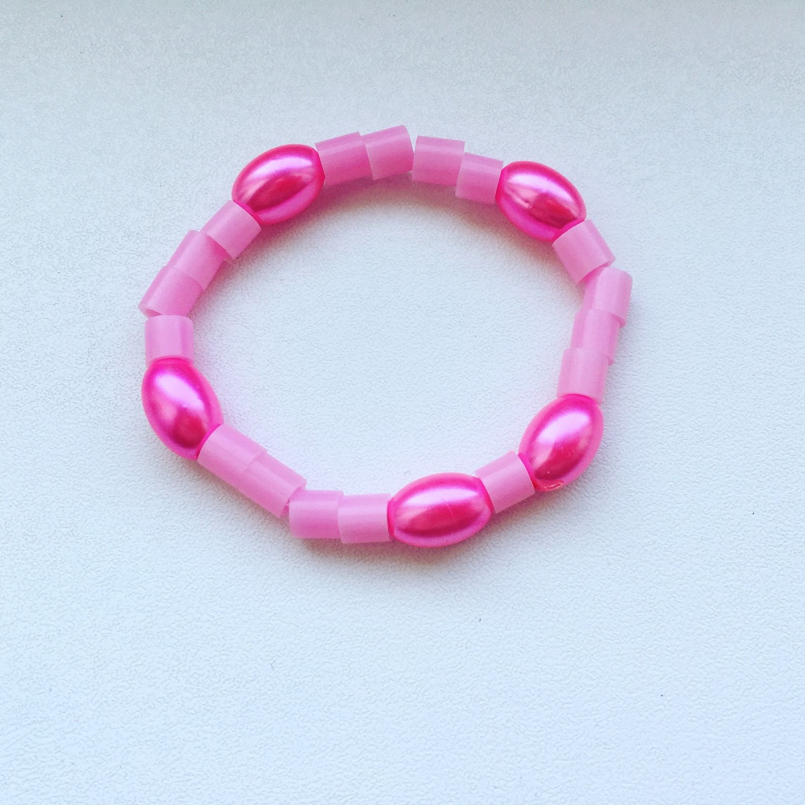 Baby Bracelet Girls Bracelet Toddlers Bracelet Pink Beaded - Etsy UK