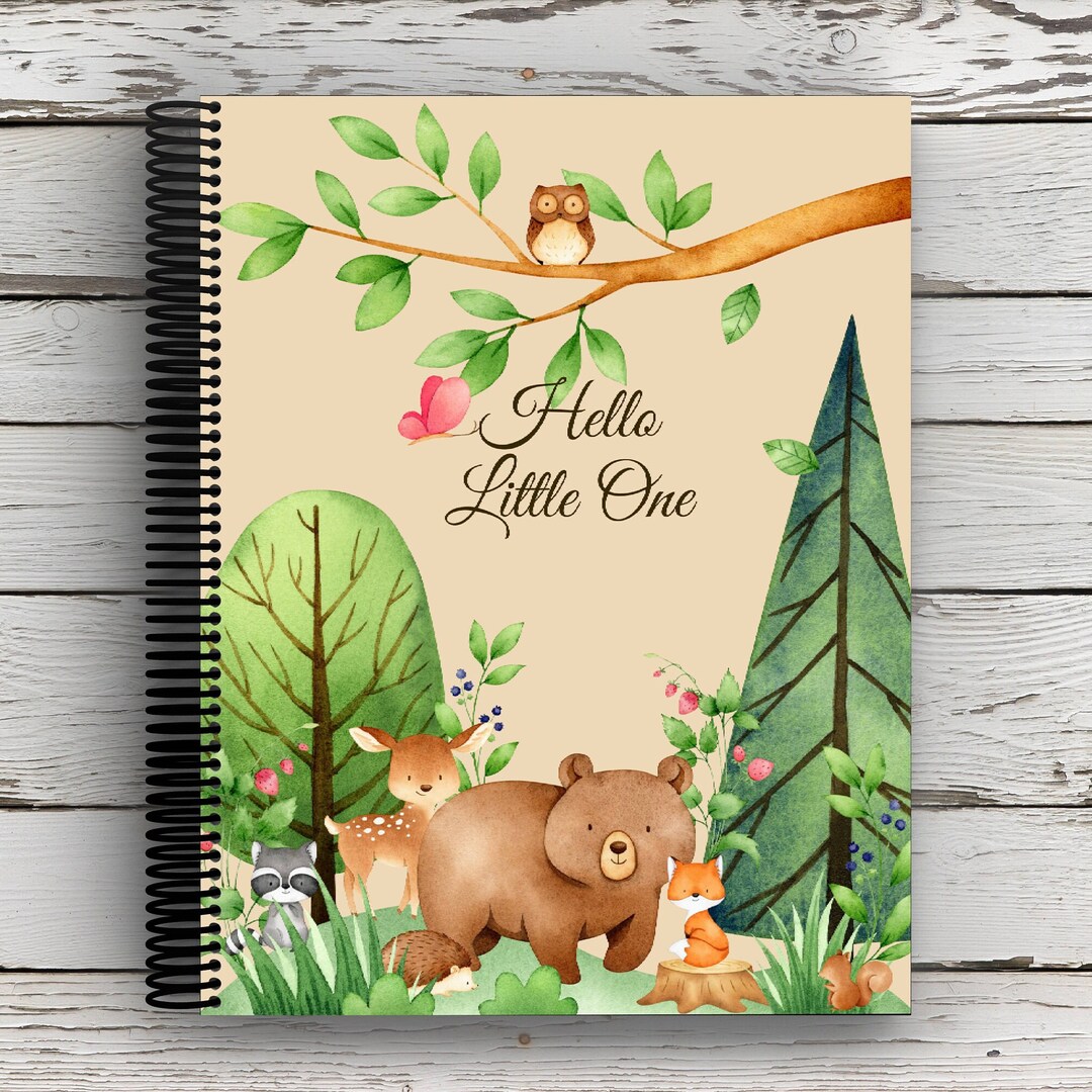 Baby Memory Book Personalized Baby Book Baby Milestone New Etsy