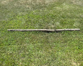 Tronco de palo fierro, bastón de palo fierro, carpe, 72 pulgadas de largo
