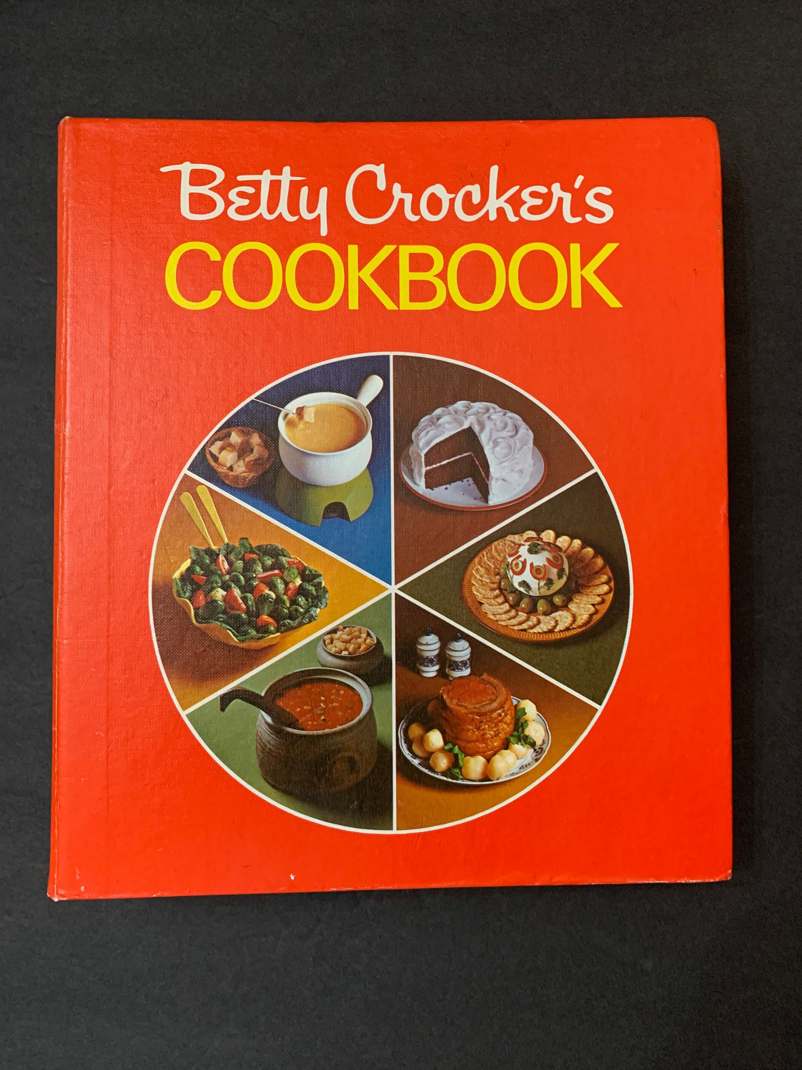 Betty Crocker's Cookbook 1974 1969 23th Printing Red Pie Etsy