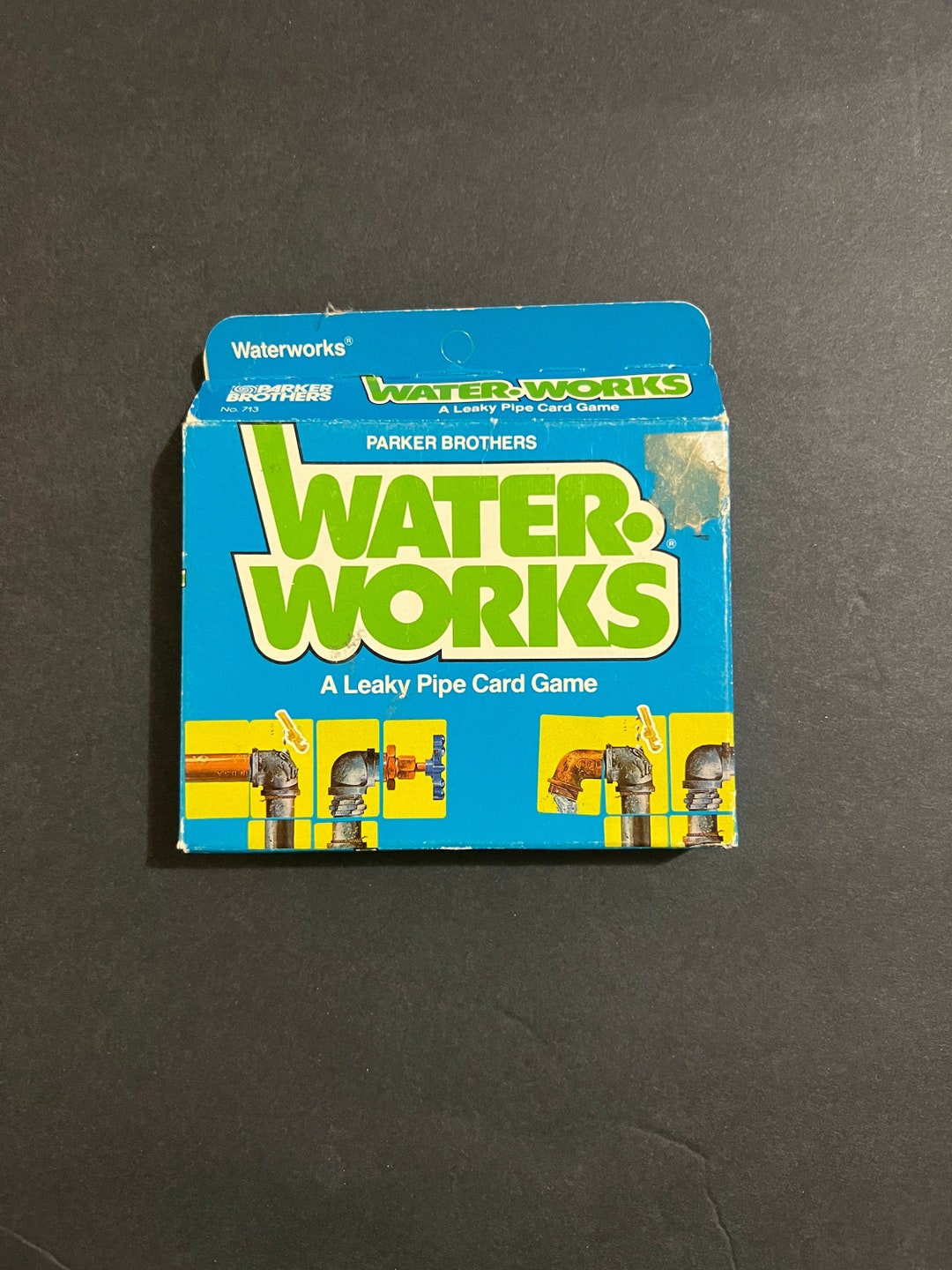 Water Works Card UNPLAYED Vintage 1982 Water Works Card Game Parker Brothers Complete ...