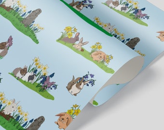 Rabbit/Bunny Easter Wrapping Paper