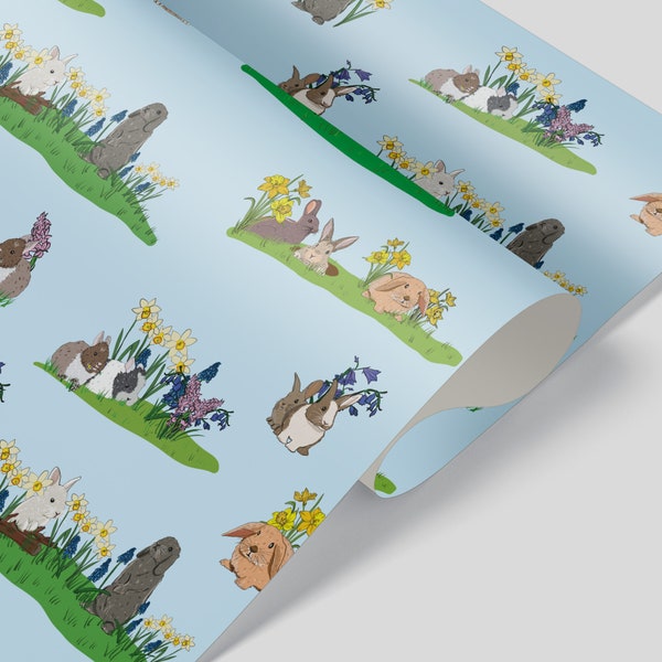 Rabbit/Bunny Easter Wrapping Paper