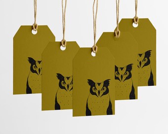 Owl Gift Tag (Pack of 5)