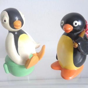 1996 当時物　VINTAGE　PINGU　パパ　フィギュア Vintage Pingu and Pingi Winter Banpresto 1996 Figure Plastic