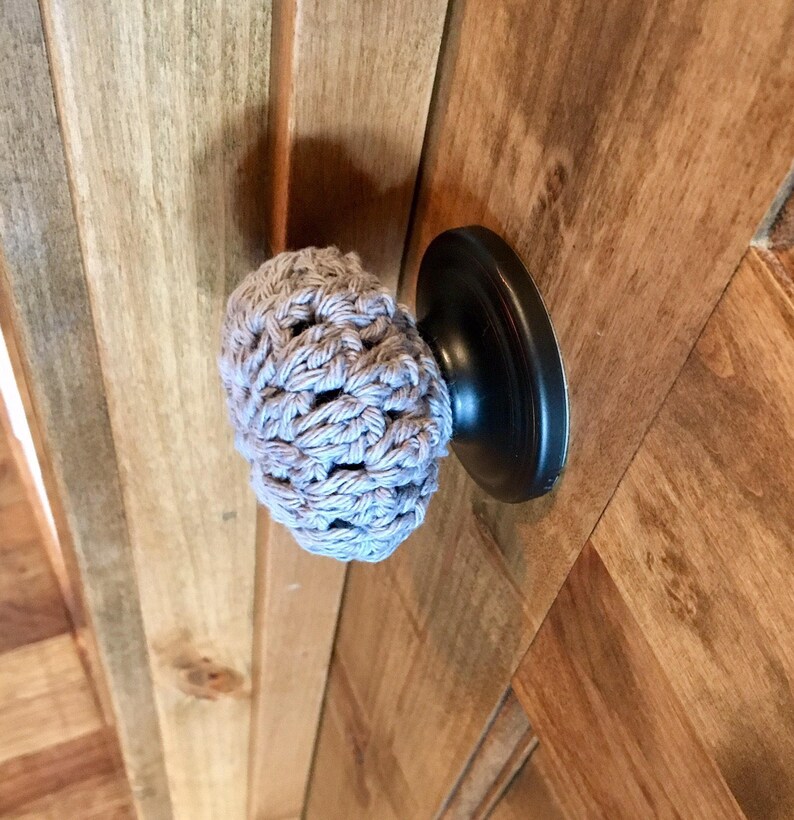 2 Door Knob Covers Toddler / Child Deterrent Door Cozy Etsy