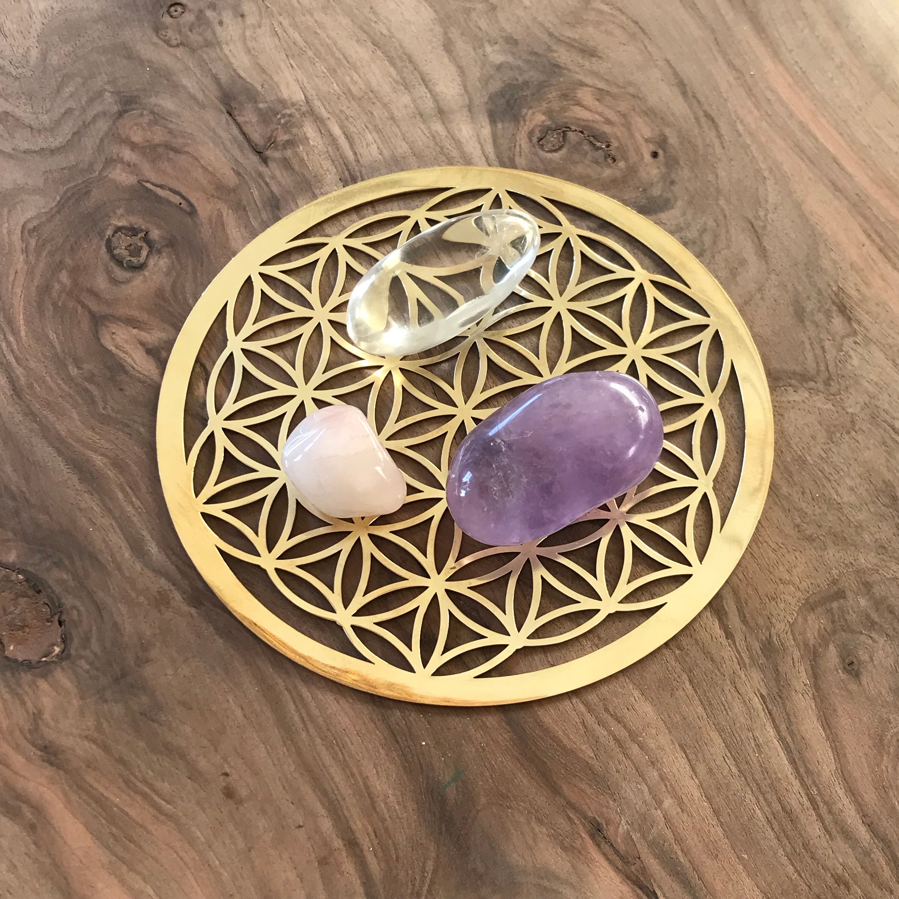 Fleur de Vie en Laiton - 15cm