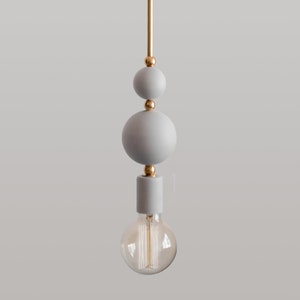 JEWEL And BEADS V3 White Pendant LAMP – Scandinavian Chandelier Ceiling Lighting Lamp