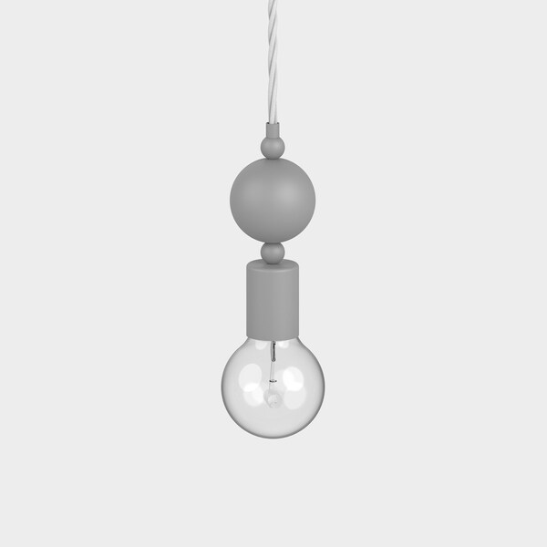 2nd Gen -Jewels and Beads Pendant lamp V1 MONOCHROME -  ceiling fixture Scandinavian Lamp Modern Chandelier contemporary light