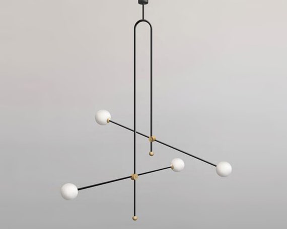 minimal chandelier