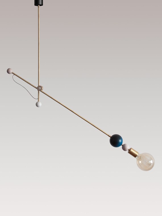 Adjustable Solar Lamp Unique Pendant Lamp Minimalist Lamp Etsy