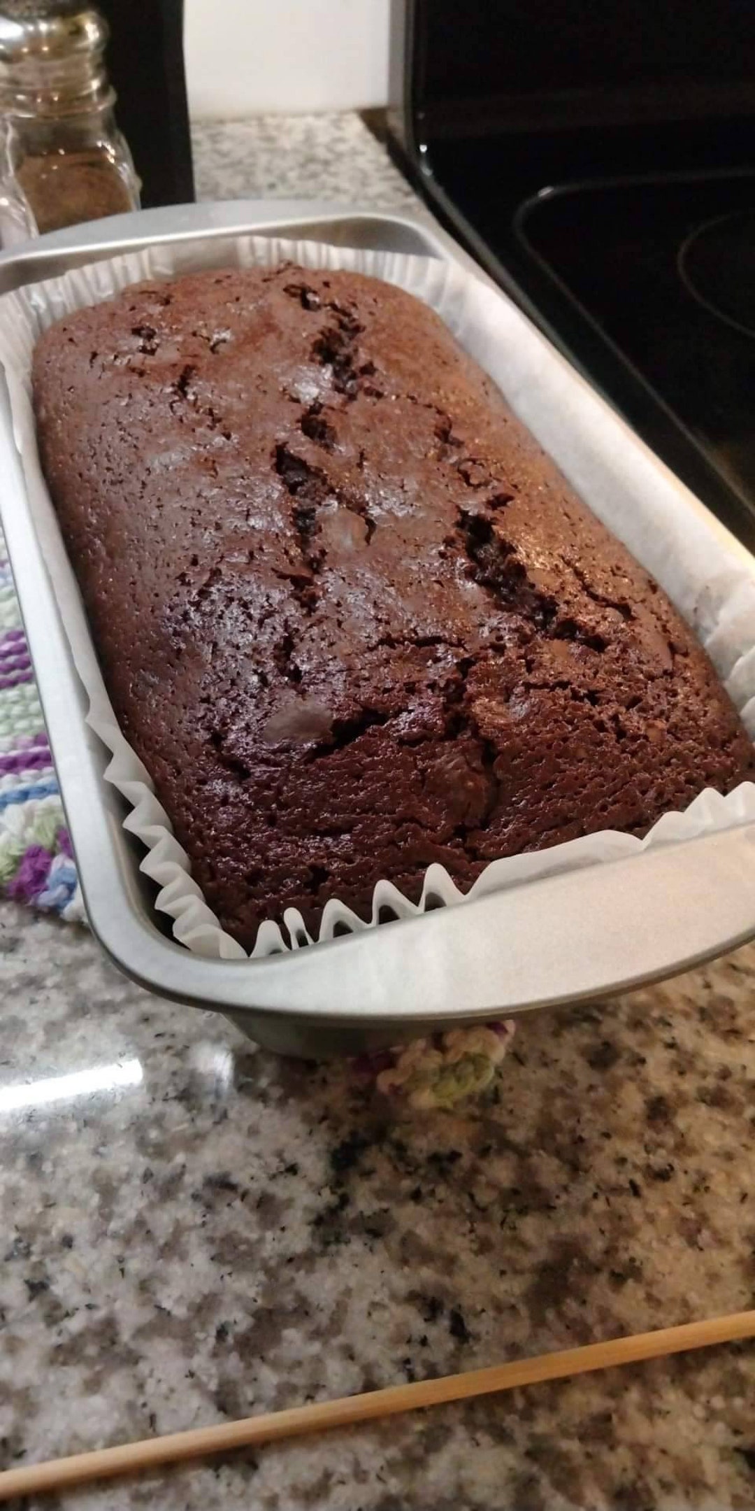 Homemade Chocolatey Fudge Brownie Bread. Baked Fresh When Ordered. Full