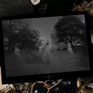 Kunstdruck A4 (21/29,7cm) von &quot;Sabbath&quot;, limitiert auf 30 Exemplare - Foto von Psyche Ophiuchus