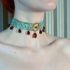 Choker &quot;Lover&#39;s Eyes&quot; Sylphide - Neckpiece - Ornament