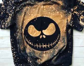 Nightmare before Christmas shirt, halloween shirt, spooky shirt, distressed halloween shirt, jack skellington shirt, halloween t-shirt