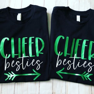 Cheerleading shirts, big sister gifts, little sister gifts, cheerleading gift, cheer besties, cheerleading best friends, all star, gift idea
