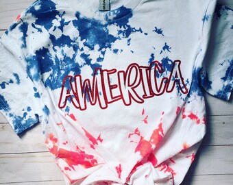 Tie dye america shirt, election shirt, merica, american shirt, july 4th shirt, independence day, desantis shirt, trump shirt, red white blue