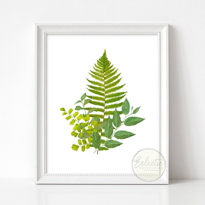 Greenery Print Printable Greenery Wall Art Botanical Print - Etsy